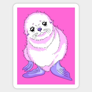 Cheerful little sea lion Sticker